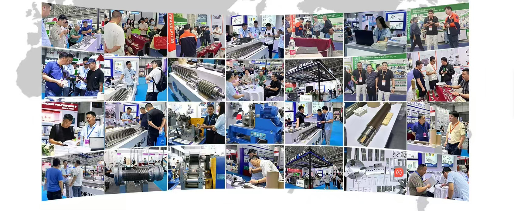 Industrial blade exhibition booth display